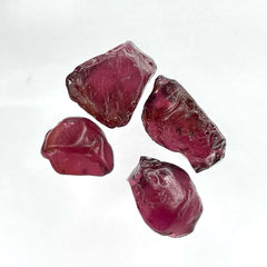 Facet Rough Solid Pink Garnet Lot