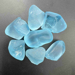 Facet Rough Swiss Blue Topaz Lot