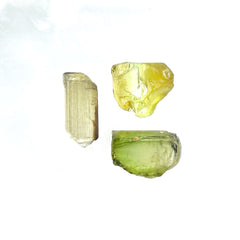 16.30 carats Facet Rough Tourmaline Trio