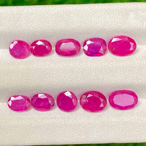 Faceted Afghan Rubies - 6.60 carat
