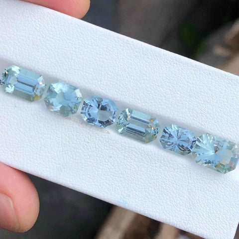 Faceted African Aquamarine Lot for sale