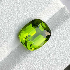 Faceted Apple Green Peridot