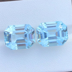 Buy Faceted Aquamarine Pair Online