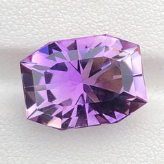 Faceted Bright Lavender Purple Amethyst