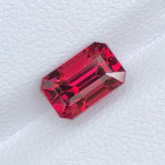 Faceted Bright Maroon Garnet