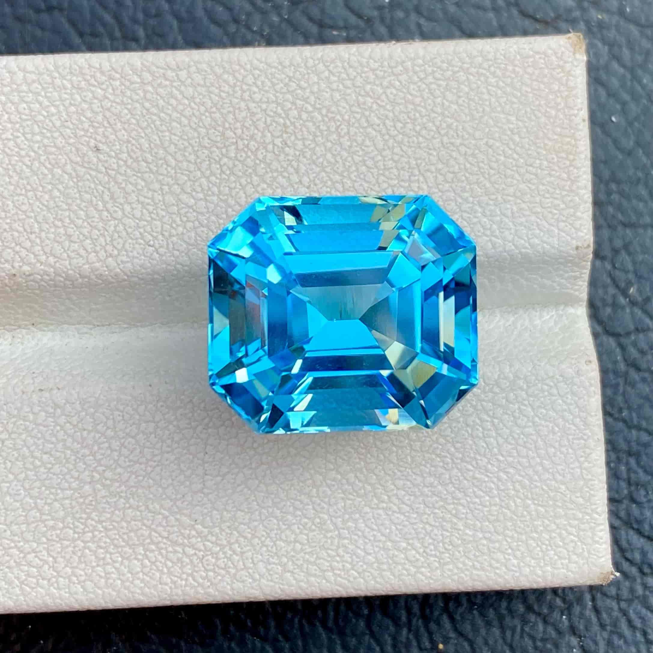 Long Asscher Cut Topaz