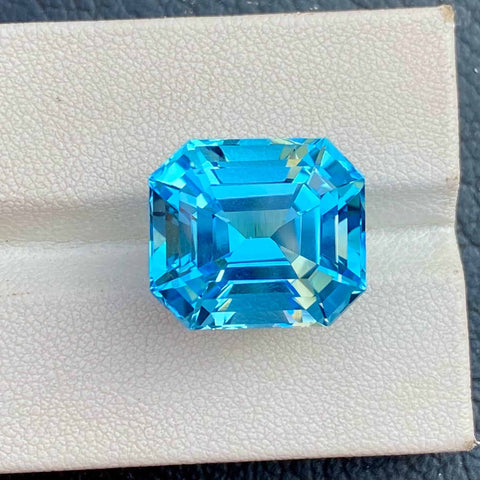 Buy 25.05 Carats Faceted Bright Sky Blue Topaz