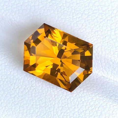 Faceted Chrome Yellow Citrine