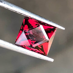 Faceted Cool Red Rhodolite Garnet