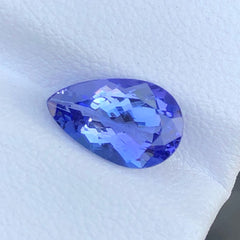 Faceted Cornflower Blue Tanzanite