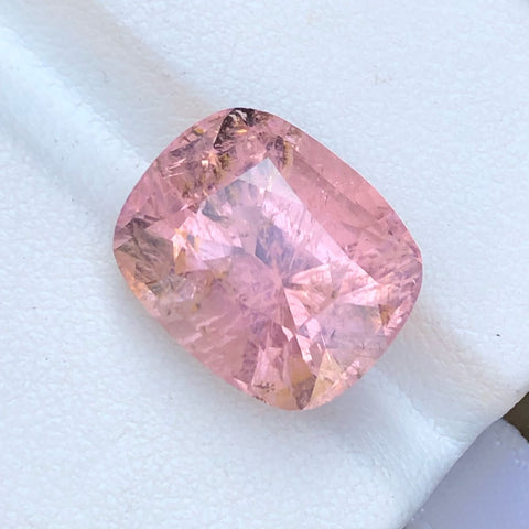 Faceted Cotton Candy Pink Tourmaline