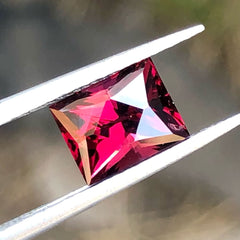 Faceted Crimson Red Garnet