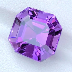 Faceted Daffodil Purple Amethyst