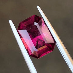 Emerald Cut Rhodolite Garnet