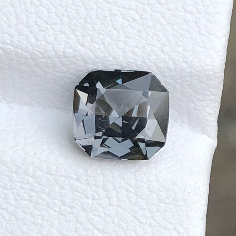 Faceted Davy Gray Spinel