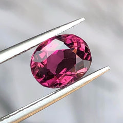 Faceted Deep Reddish Pink Tourmaline