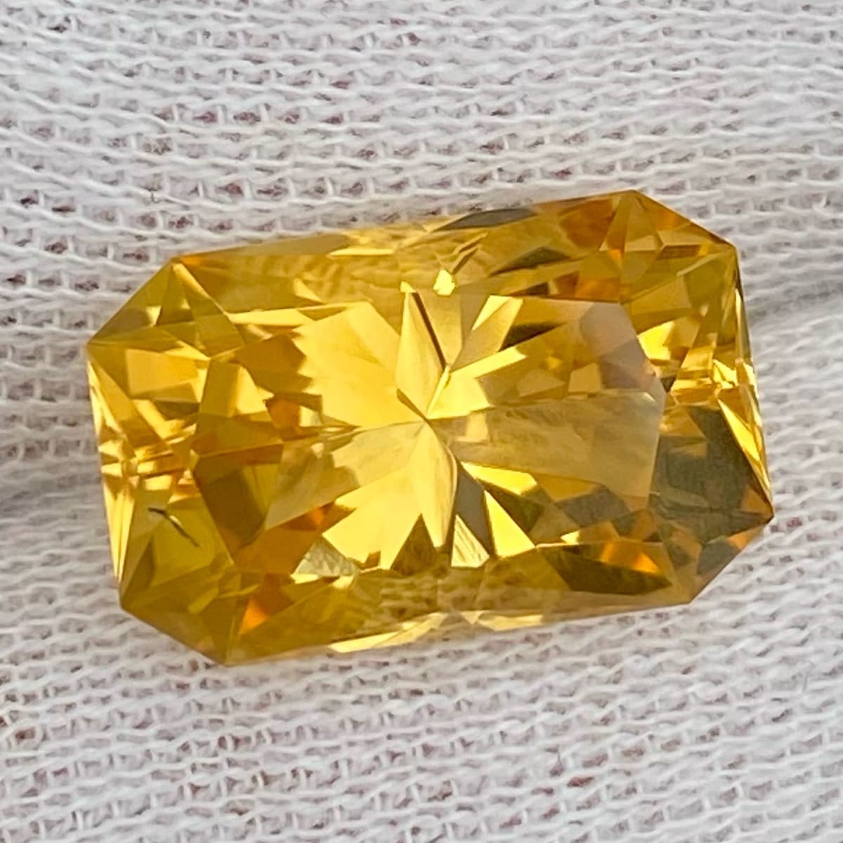 Faceted Dreamy Golden Citrine