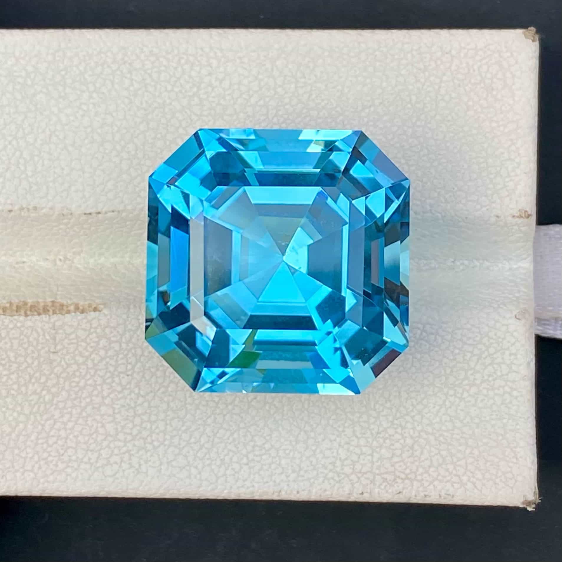 Faceted Electric Blue Topaz