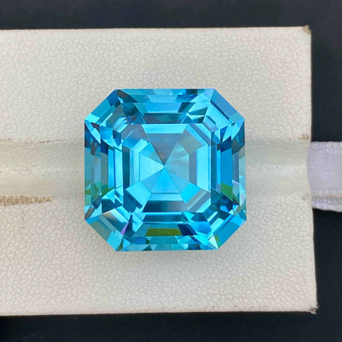Buy 38.20 Carats Faceted Electric Blue Topaz