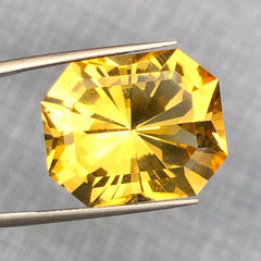 Faceted Fizzy Golden Citrine