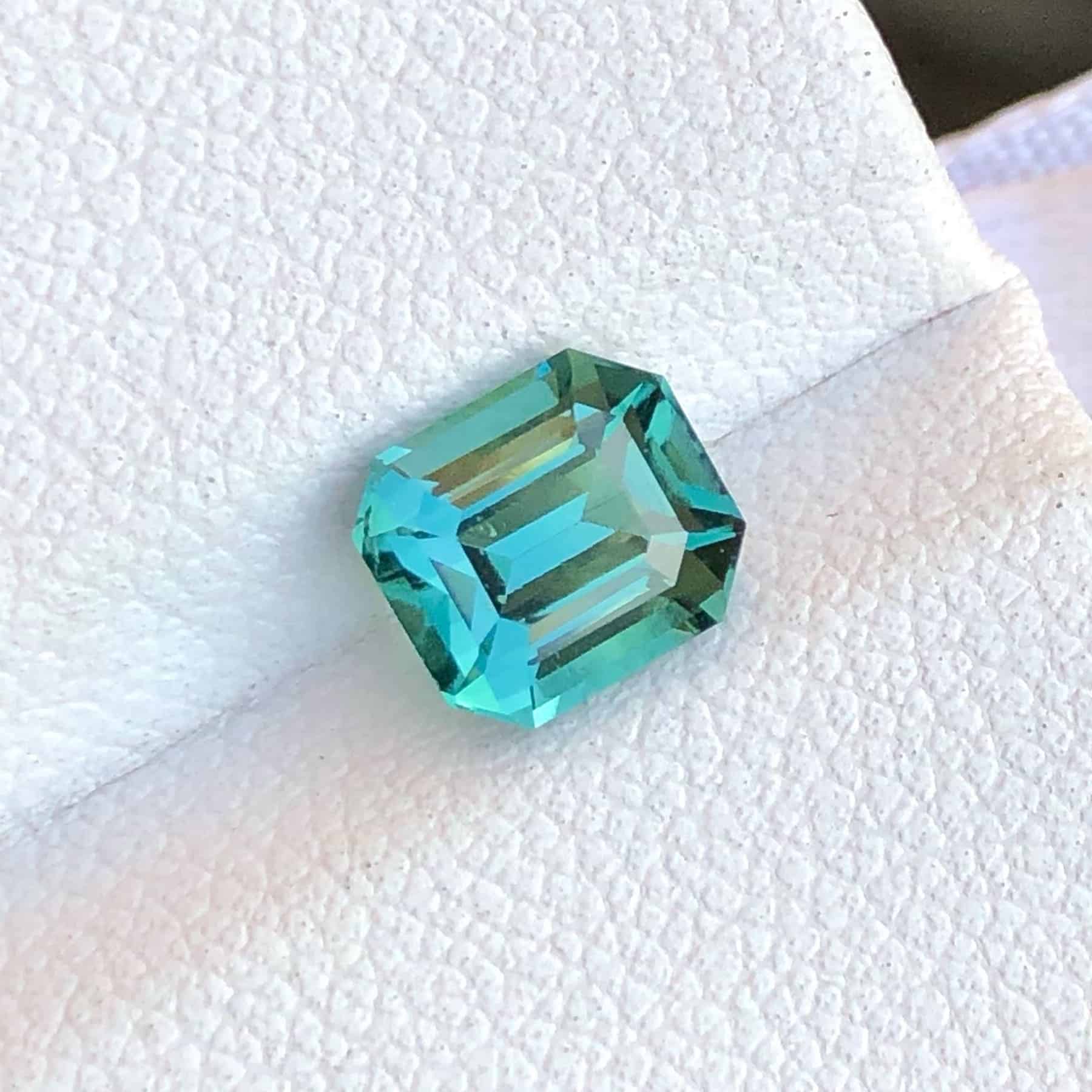 Faceted Fountain Blue Tourmaline