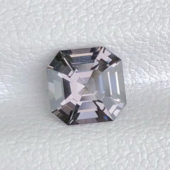 Faceted Gray Spinel Gemstone