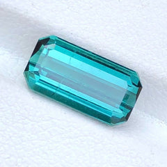 Emerald Cut Indicolite Tourmaline