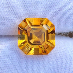 Faceted Hot Golden Citrine