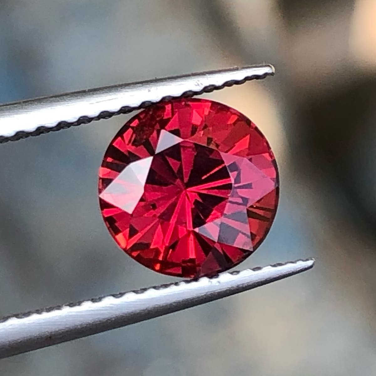 Faceted Hot Red Rhodolite Garnet | Gandhara Gems