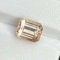 Faceted Imperial Topaz Gemstone