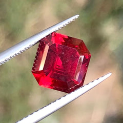 Asscher Cut Garnet