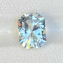 Faceted Light Blue Aquamarine