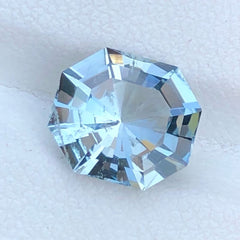 Faceted Light Blue Aquamarine