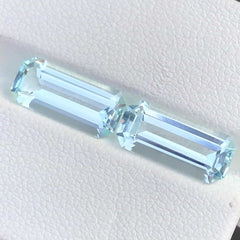 5ct Loose Aquamarine Pair