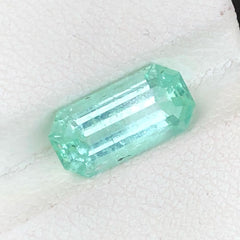 Faceted Light Green Emerald