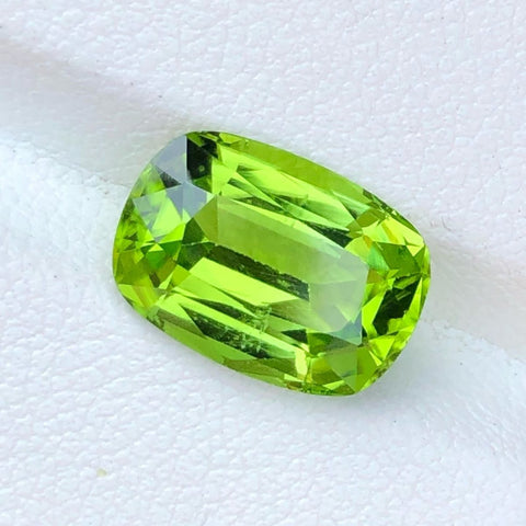 Faceted Light Lime Green Peridot