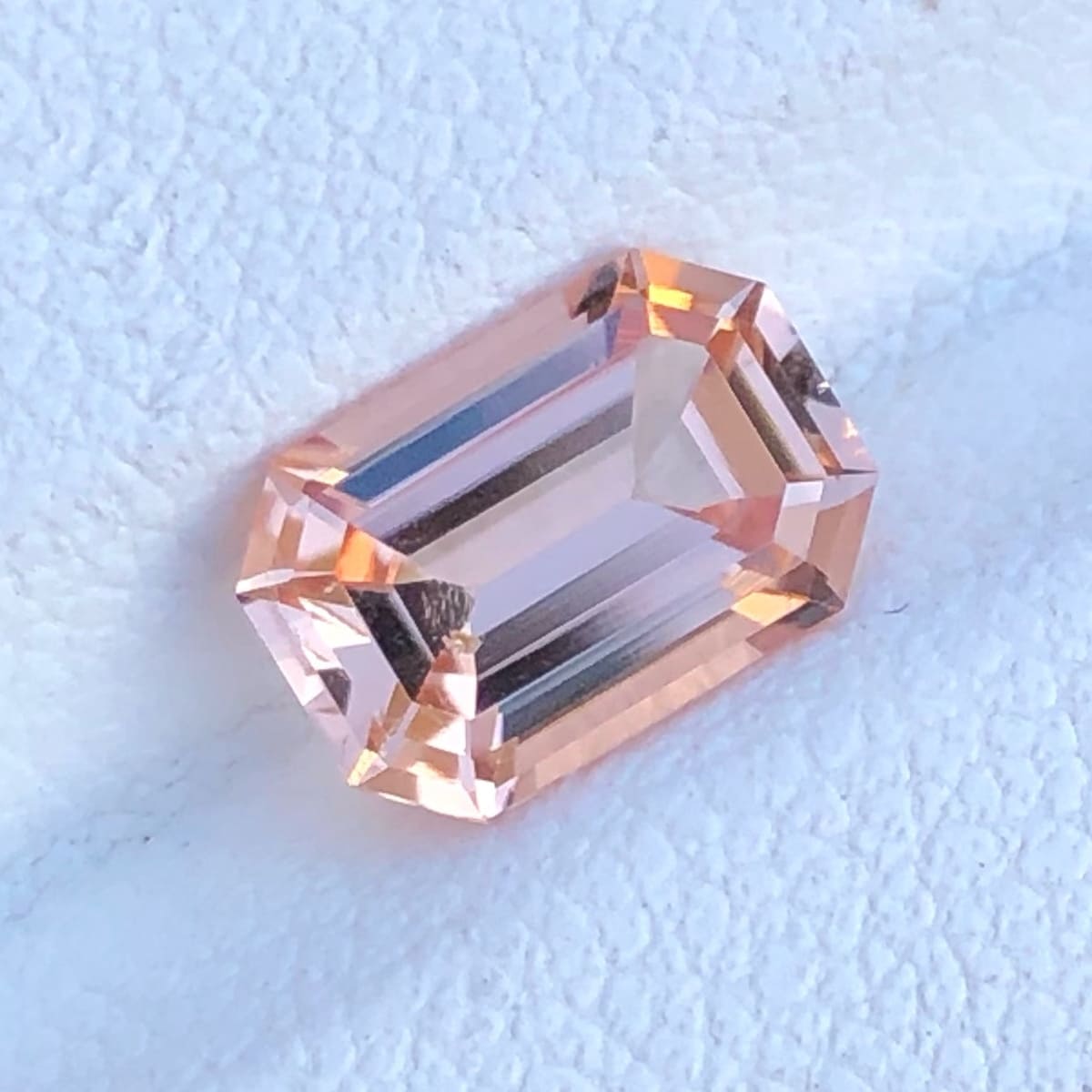 Faceted Light Pink Sapphire