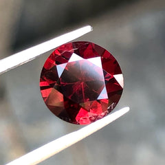 Faceted Maroon Red Rhodolite Garnet