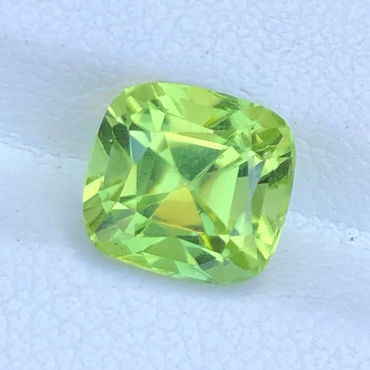 Faceted Mint Green Peridot