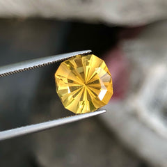 Faceted Orange Golden Citrine