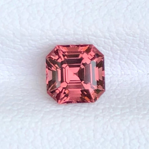 Faceted Orangy Pink Spinel