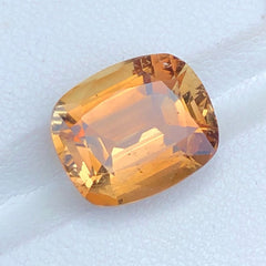 Faceted Pale Orange Topaz