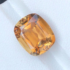 Cushion Cut Orange Topaz