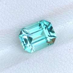 Faceted Paraiba like Electric Blue Tourmaline