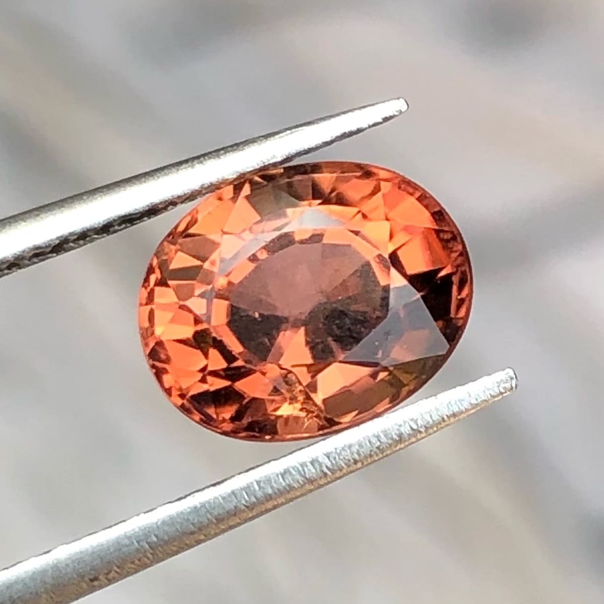 Faceted Peach Color Tourmaline