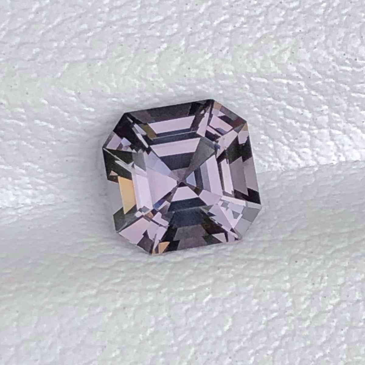Faceted Pinkish Gray Spinel