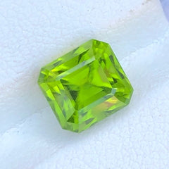 Faceted Pistachio Green Peridot