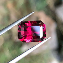 Faceted Purple Red Garnet