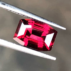 Faceted Radical Red Rhodolite Garnet