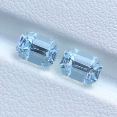 Buy 2.5 cts Loose Aquamarine Pair Online